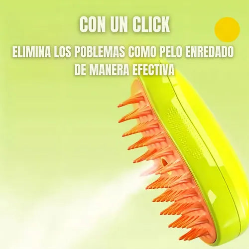 Cepillo De Vapor Para Gatos 3 En 1