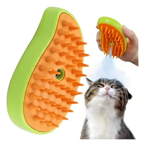 Cepillo De Vapor Para Gatos 3 En 1
